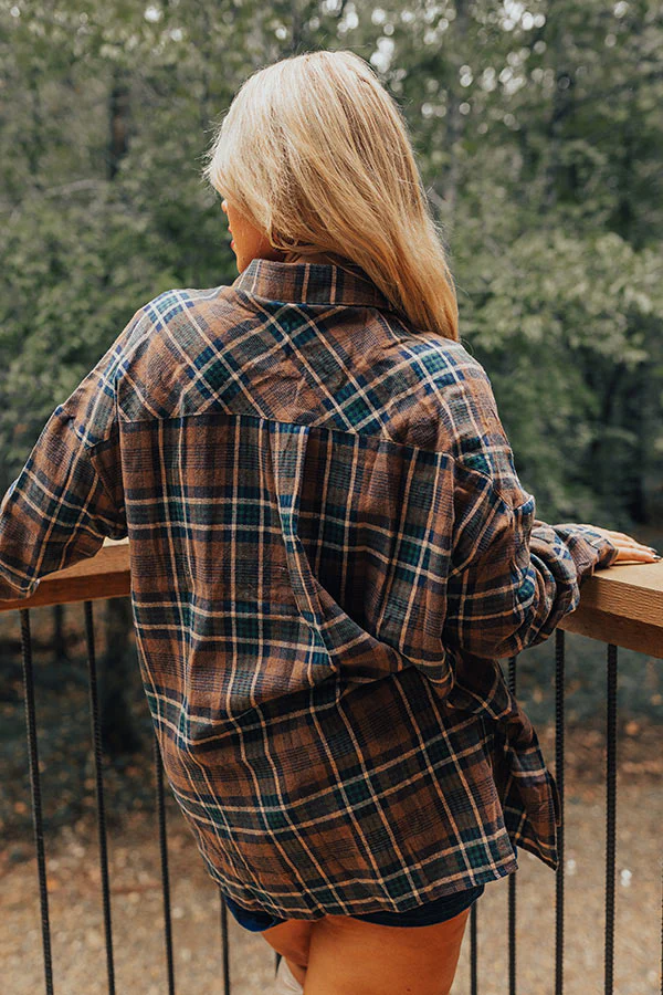 Vail Valley Plaid Button Up Curves - Image 7