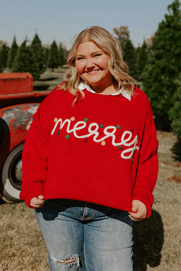 Verry Merry Knit Sweater Curves - Image 4