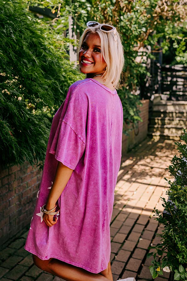 Watch The Stars Mineral Wash Dress - Image 5