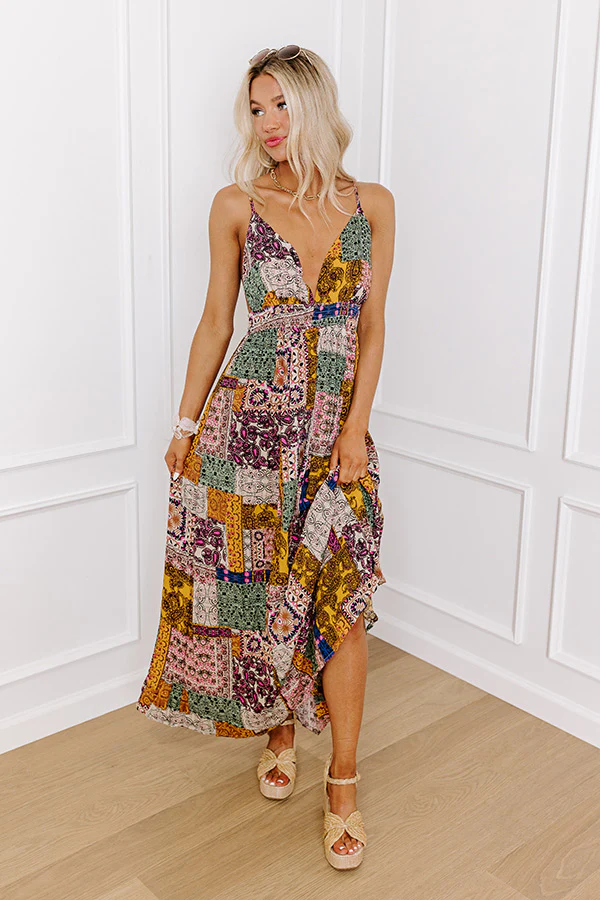 20-72 Weekends By The Coast Maxi in Aqua