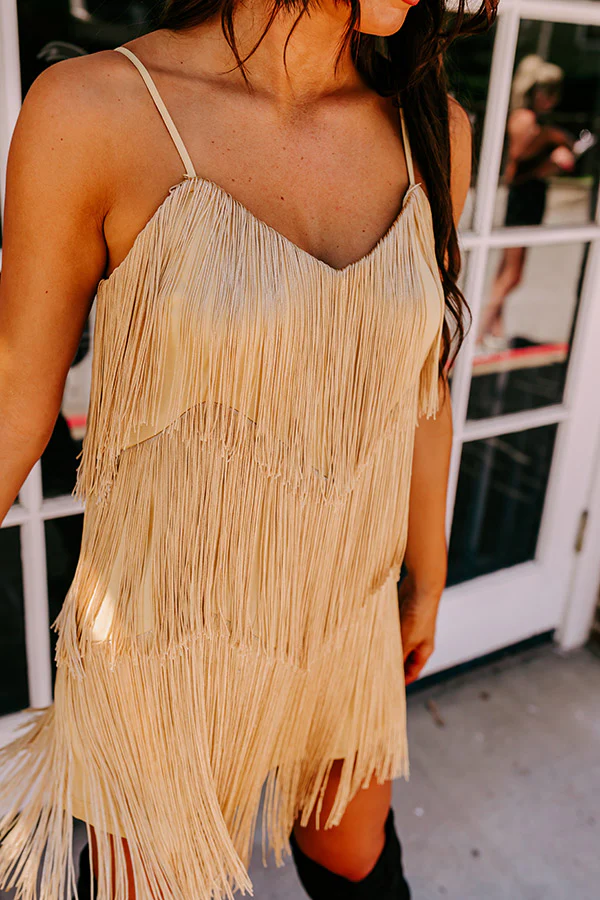 Winning Attitude Fringe Mini Dress - Image 3