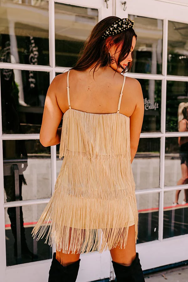 Winning Attitude Fringe Mini Dress - Image 6