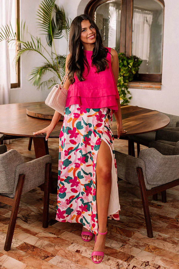 20-77 Words Like Honey Maxi Skirt