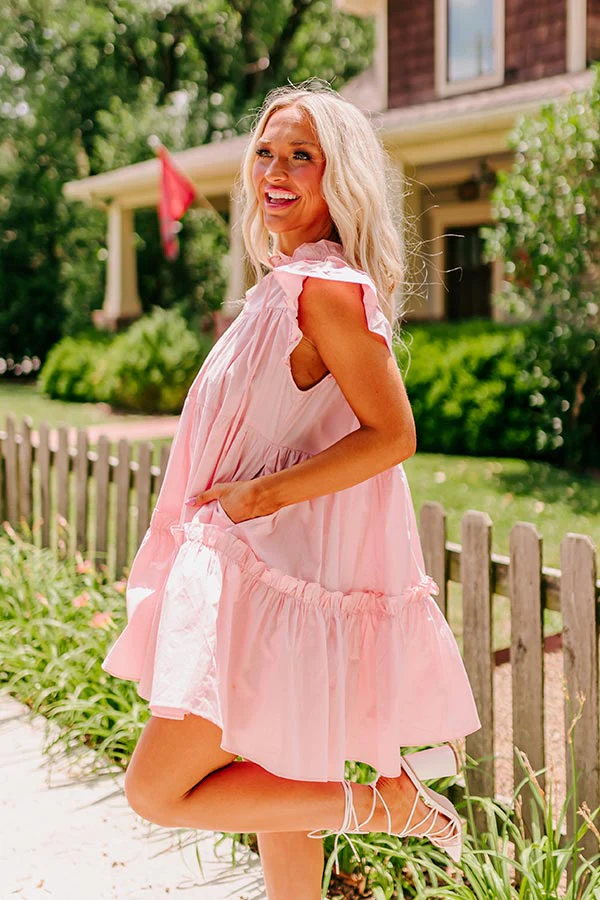 Worth Avenue Mini Dress Pink - Image 10