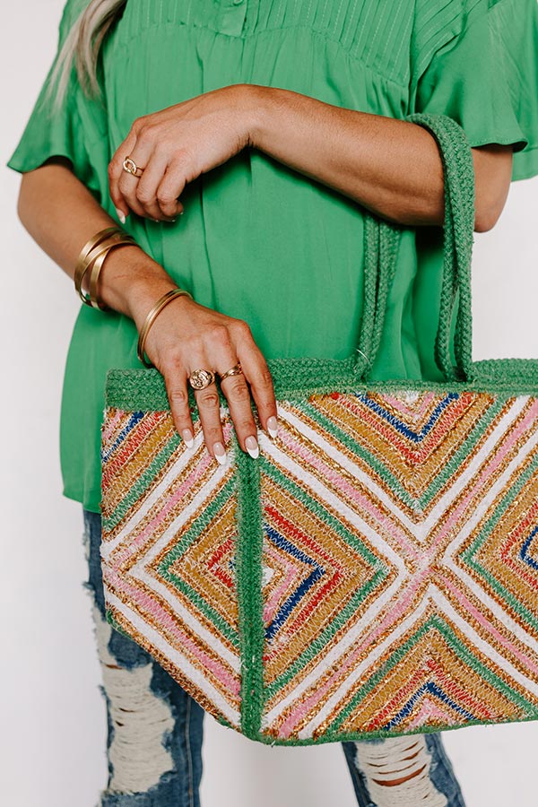 Yacht Trip Woven Tote - Image 4